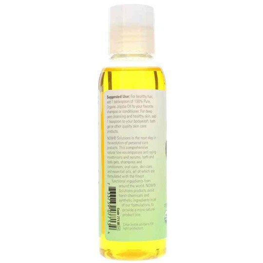 Jojoba Oil Certified Organic, NOW